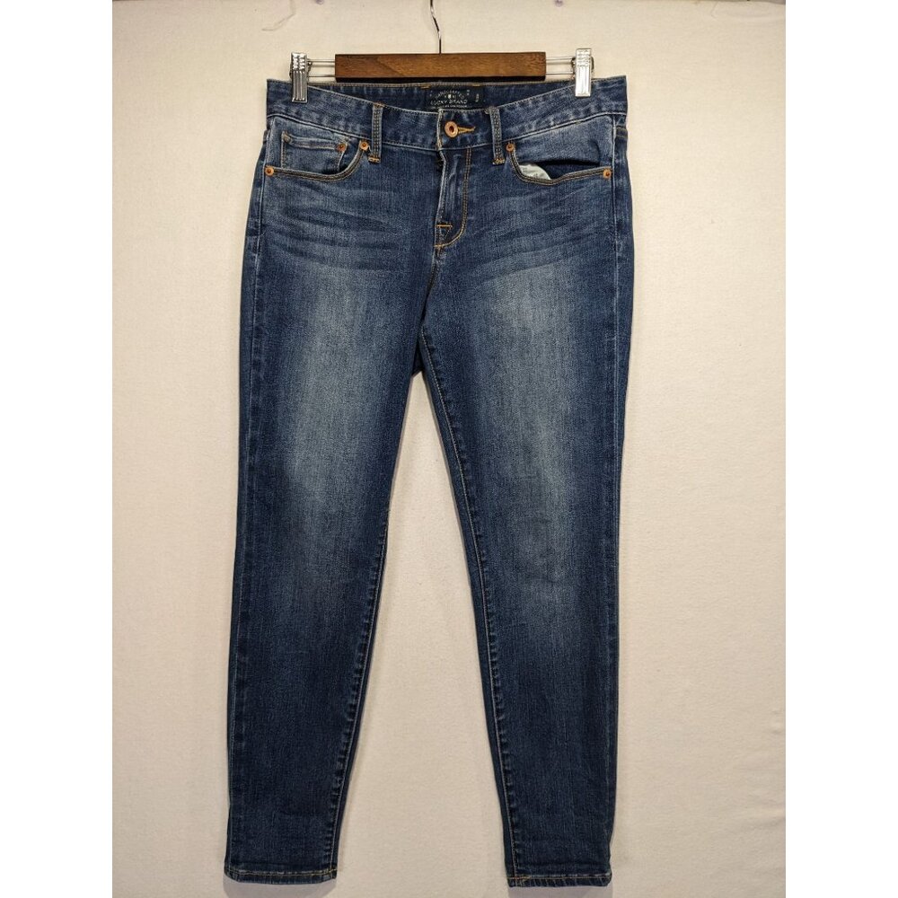 Lucky Brand Denim Jeans Womens Size 6/28 Lolita Capri Fitted Cropped Classiccore